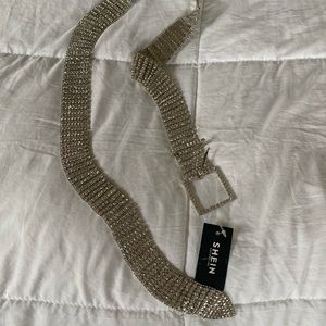 Shein rhinestone belt